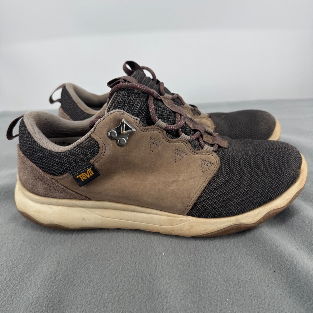 Teva Arrowood WP Womens 9 Waterproof Hiking Shoes Brown Leather 1012450